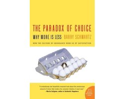 Kaft van Paradox Of Choice Why More Is Less