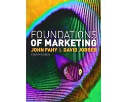 Kaft van Foundations of Marketing