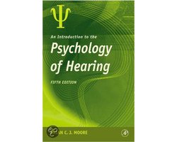 Kaft van An Introduction To The Psychology Of Hearing