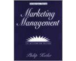 Kaft van Marketing Management