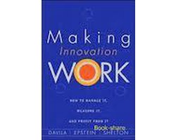 Kaft van Making Innovation Work