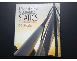 Kaft van Engineering mechanics statics 11th edition in si units