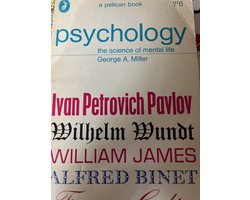Kaft van Psychology. The science of mental life