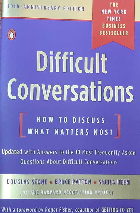 Kaft van Difficult Conversations