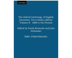 Kaft van The Oxford Anthology of English Literature