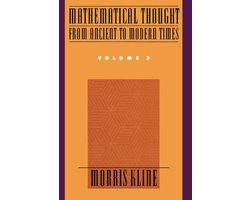 Kaft van Mathematical Thought From Ancient To Modern Times