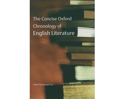 Kaft van The Concise Oxford Chronology of English Literature