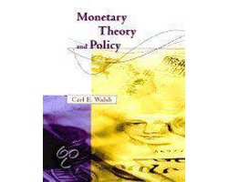 Kaft van Monetary Theory & Policy (S)