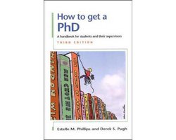 Kaft van How to Get a PhD