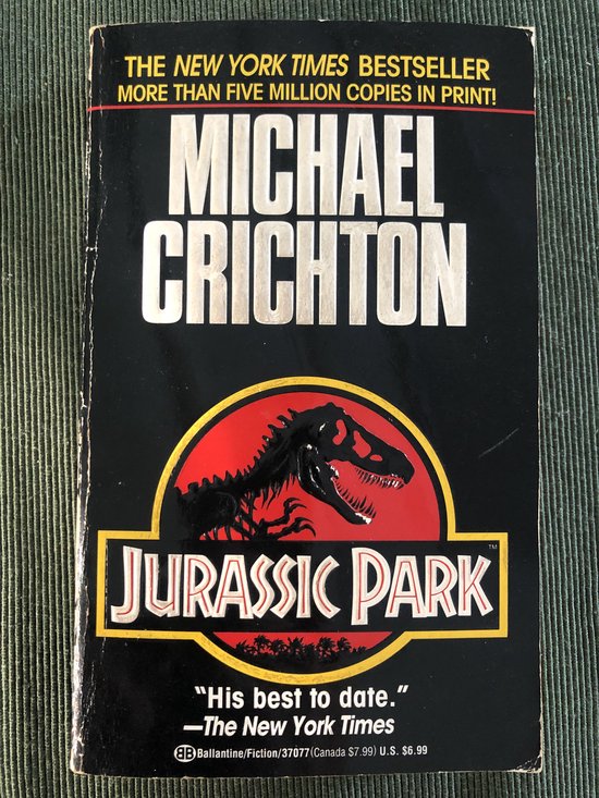 Kaft van Jurassic Park