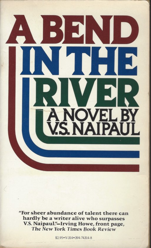 Kaft van A bend in the river