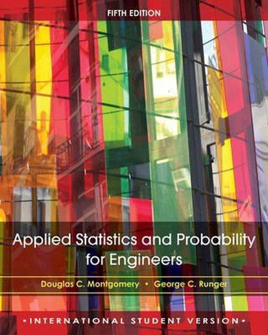 Kaft van Applied Statistics and Probability for Engineers