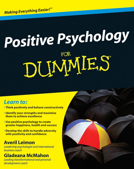 Kaft van Positive Psychology For Dummies