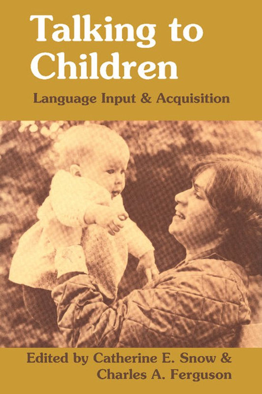 Kaft van Talking to Children