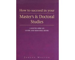 Kaft van How To Succeed In Your Master's And Doctoral Studies