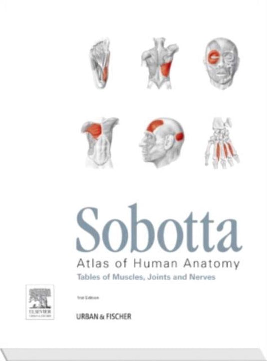 Kaft van Sobotta Tables of Muscles, Joints and Nerves, EnglishLatin