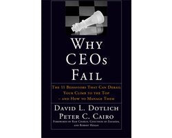 Kaft van Why CEOs Fail