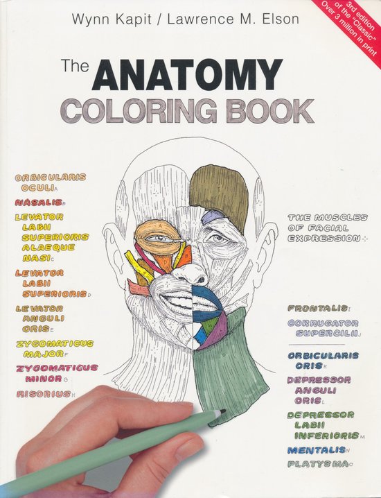 Kaft van Anatomy Coloring Book