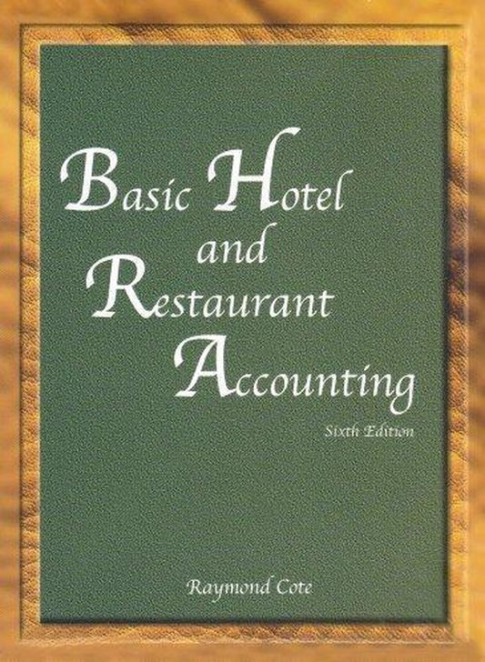 Kaft van Basic Hotel And Restaurant Accounting