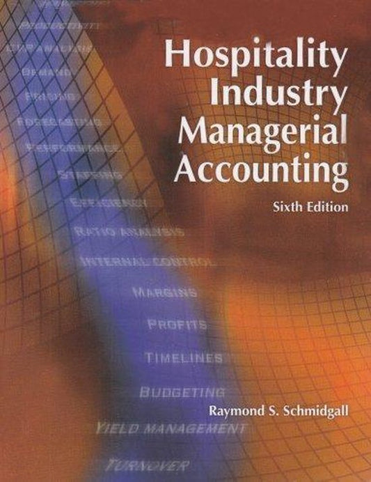 Kaft van Hospitality Industry Managerial Accounting