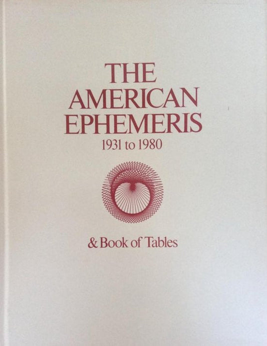 Kaft van American Ephemeris 1931 to 1980 and Book of Tables