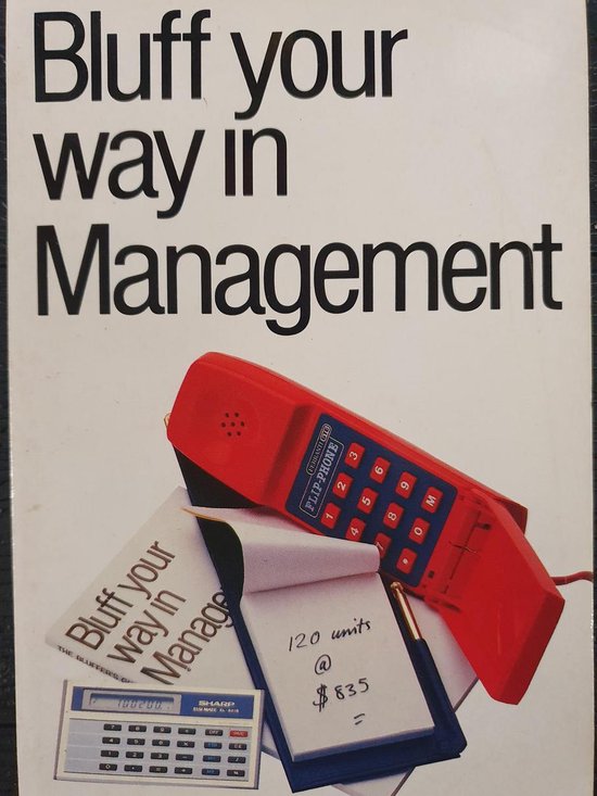 Kaft van Bluff Your Way in Management
