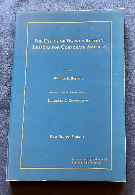 Kaft van The Essays Of Warren Buffett