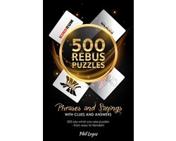 Kaft van 500 Rebus Puzzles
