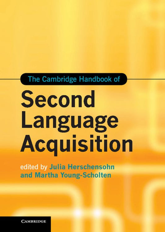 Kaft van Cambridge Handbook Of 2nd Language