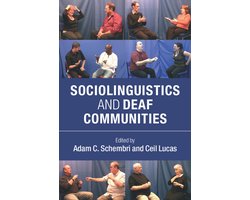 Kaft van Sociolinguistics & Deaf Communities