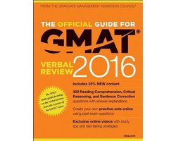 Kaft van Official Guide Gmat Verbal Review 2016