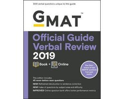 Kaft van GMAT Official Guide Verbal Review 2019
