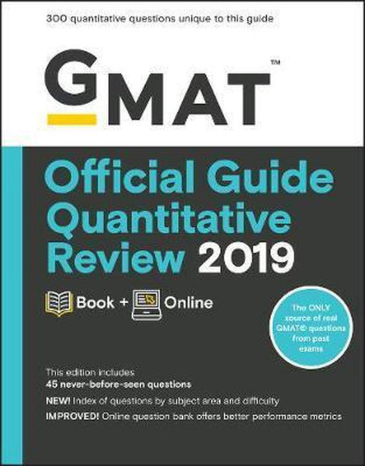 Kaft van GMAT Official Guide Quantitative Review 2019