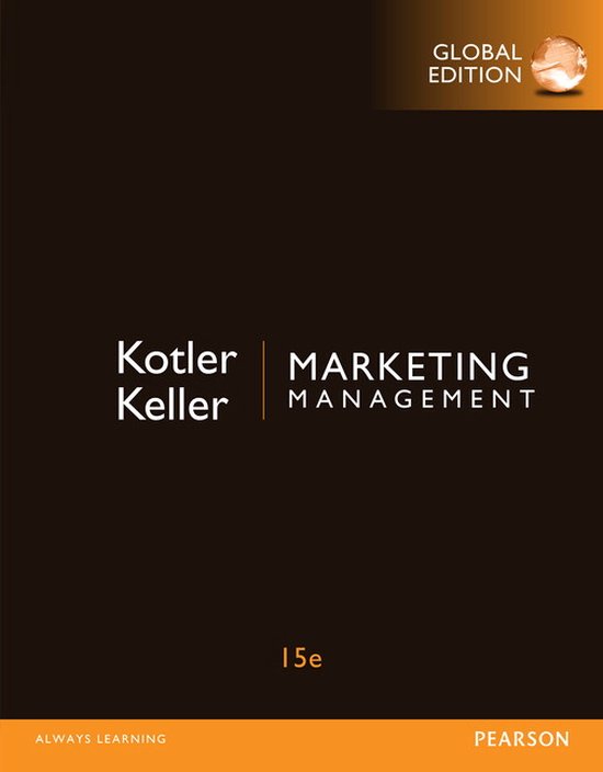 Kaft van MarketingManagement Globaled