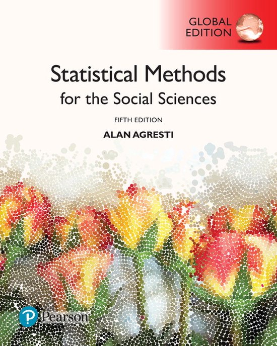 Kaft van Statistical Methods for the Social Sciences, Global Edition