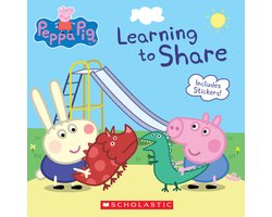 Kaft van Learning to Share Peppa Pig