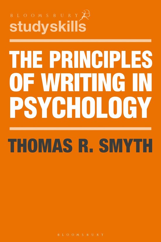 Kaft van The Principles of Writing in Psychology