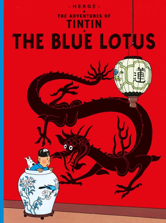 Kaft van The Adventures of Tintin - The Blue Lotus