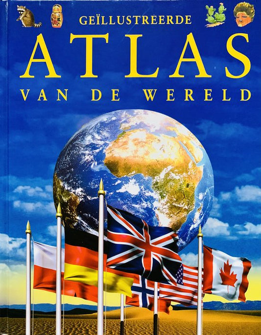 Kaft van GeÃ¯llustreerde atlas van de wereld