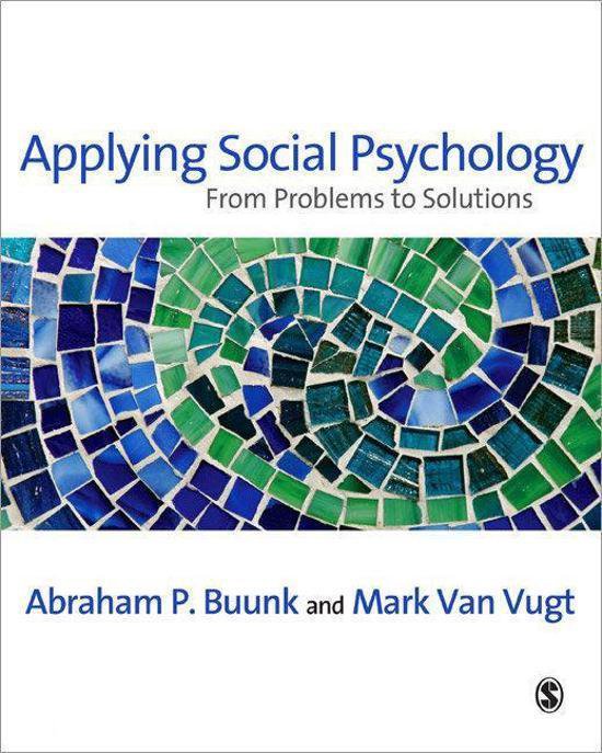 Kaft van Applying Social Psychology