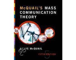 Kaft van Mcquail's Mass Communication Theory