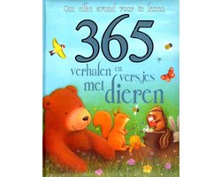 Kaft van 365 verhalen en versjes met dieren