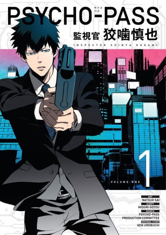 Kaft van Psycho - Pass Inspector Shinya Kogami 1