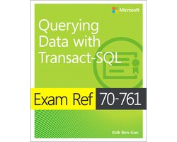 Kaft van Exam Ref 70-761 Querying Data with Transact-SQL