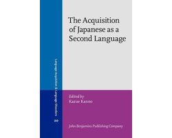 Kaft van The Acquisition of Japanese as a Second Language