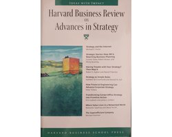 Kaft van Harvard Business Review  On Advances In Strategy