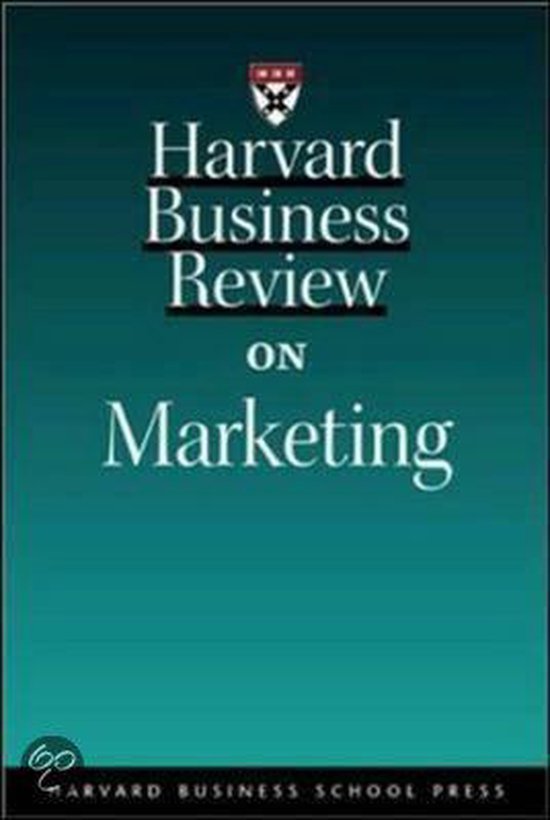 Kaft van Harvard Business Review  On Marketing
