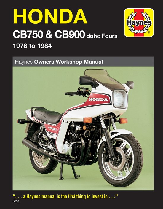 Kaft van Honda CB750 CB900 doch Fours 78 84