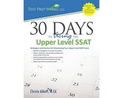 Kaft van 30 Days to Acing the Upper Level SSAT