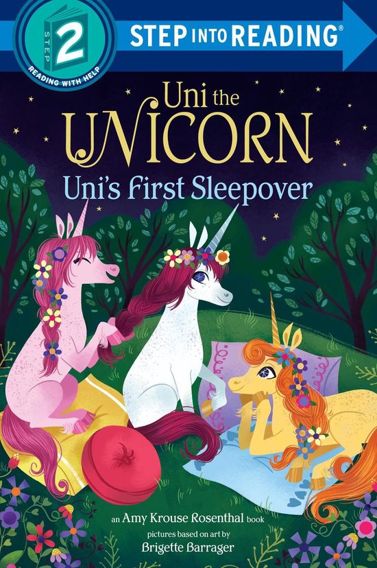Kaft van Uni the Unicorn Uni's First Sleepover